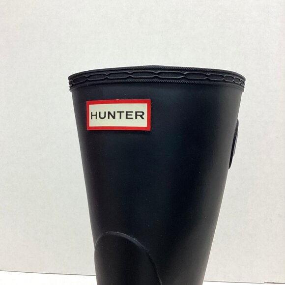 Hunter Women's Original Back Adjustable Short Boots in Size 8, WFS1013RMA-BLK(3) - Picture 4 of 11